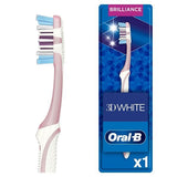 Oral-B 3D White Brilliance 40 Med Manual Toothbrush GOODS Superdrug   