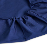 Habitat Cotton Rich 180 TC Navy Fitted Sheet - Small Double