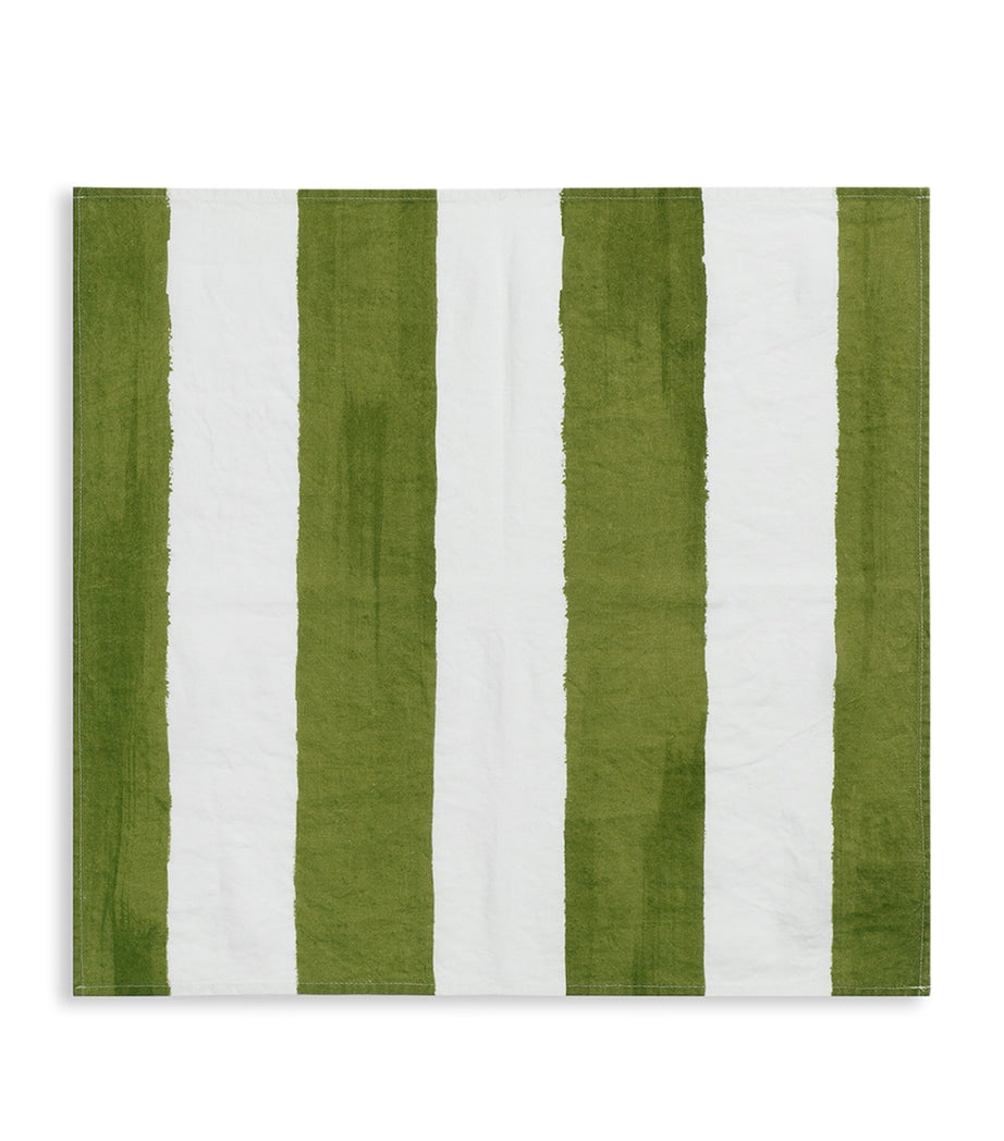 Summerill & Bishop linen stripe napkin 50cm - British product