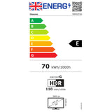 Hisense 58E6QTUK 4K Smart TV 58 inch, imported from the UK