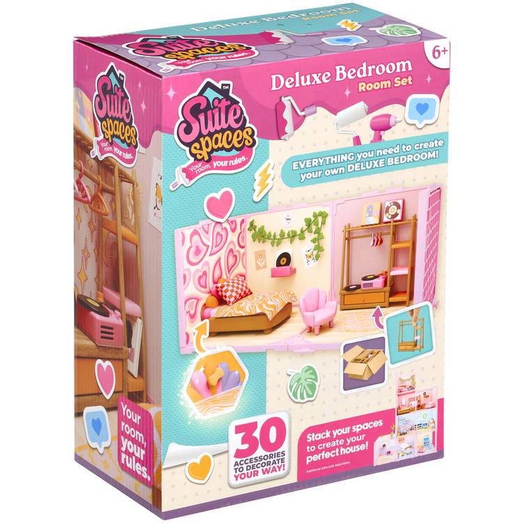 Suite Spaces All In One Bedroom Set for dolls 24cm, imported from the UK