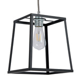 Argos Home Matt Black Carriage Metal Easy Fit Lampshade-22cm