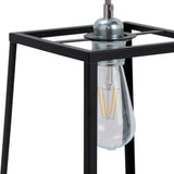 Argos Home Matt Black Carriage Metal Easy Fit Lampshade-22cm