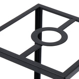 Argos Home Matt Black Carriage Metal Easy Fit Lampshade-22cm