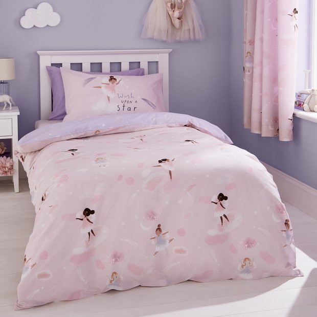 Catherine Lansfield Dancing Fairies kids bedding set toddler (British brand)