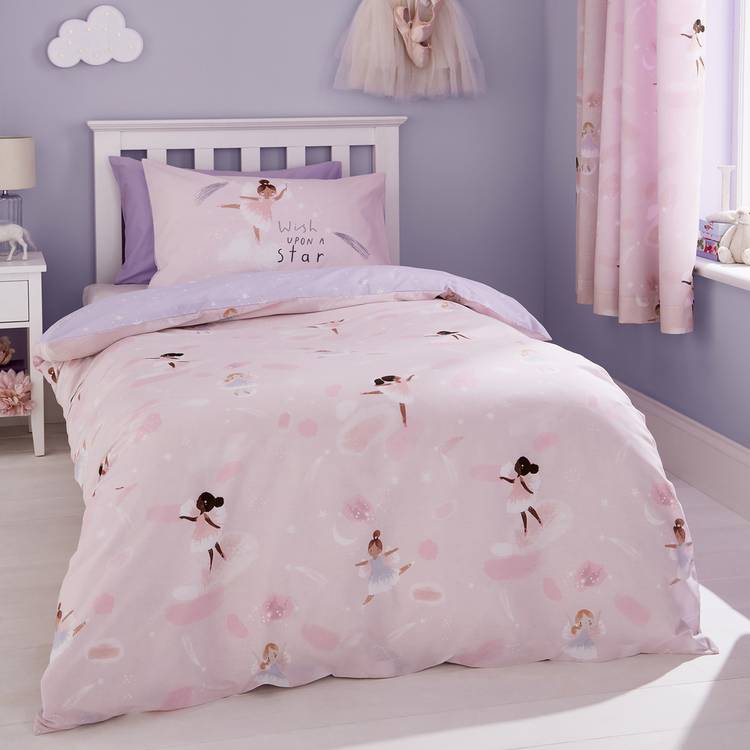 Catherine Lansfield Dancing Fairies kids bedding set toddler (British brand)