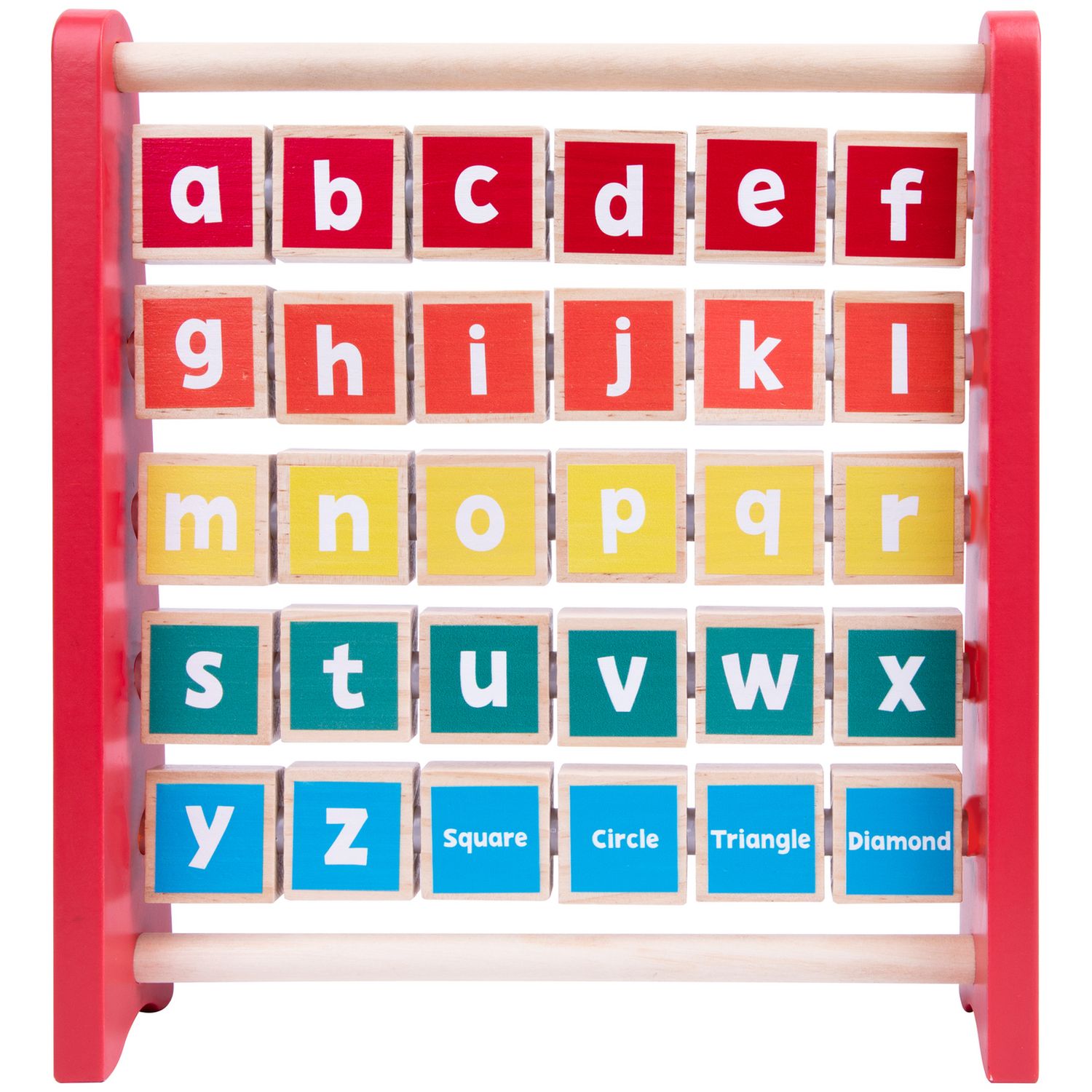 Chad Valley wooden alphabet abacus (British brand)