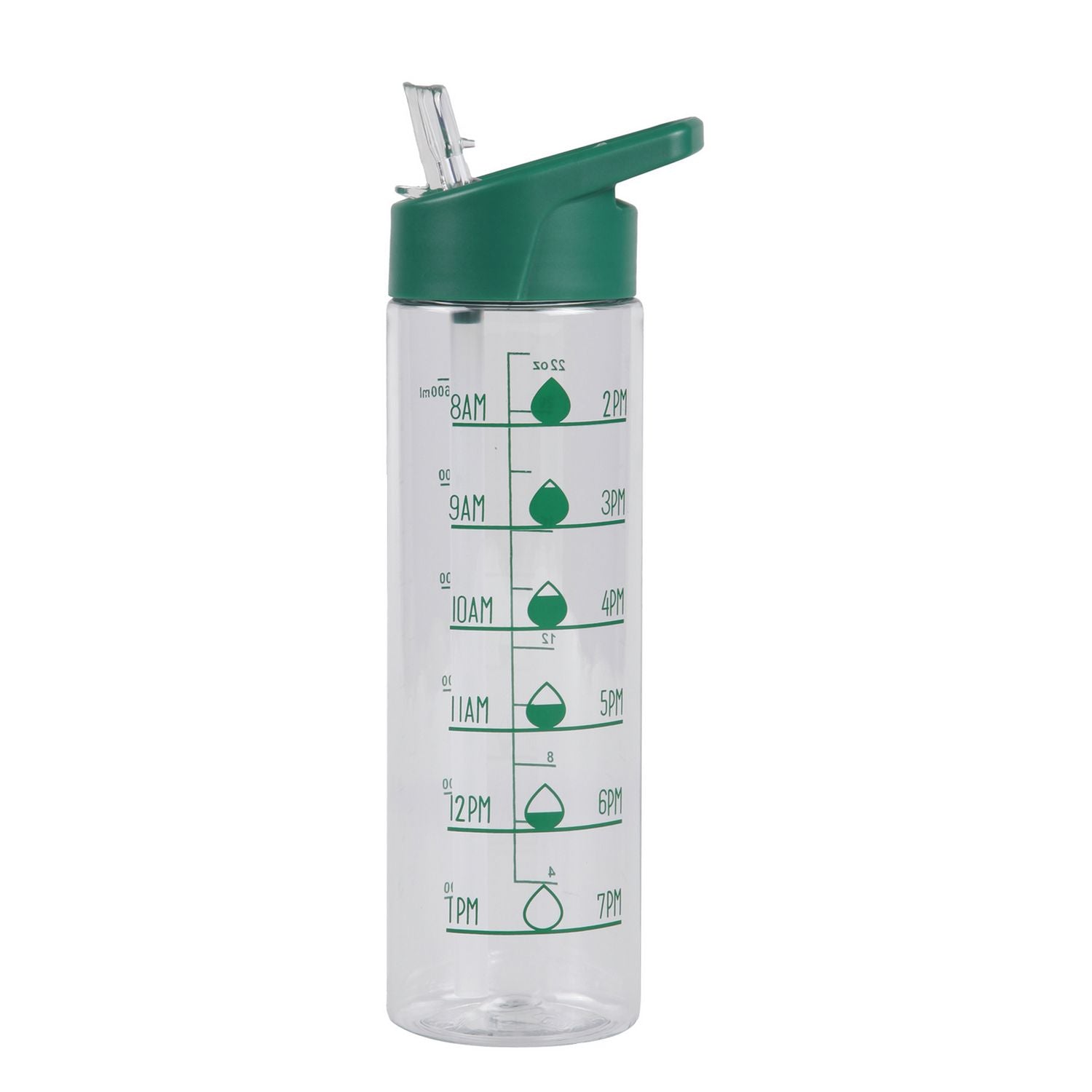 Argos Home Green Water Bottle 700ml, imported from the UK