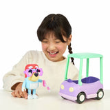 Bluey Grannies Car with Janet toy figure, imported from the UK