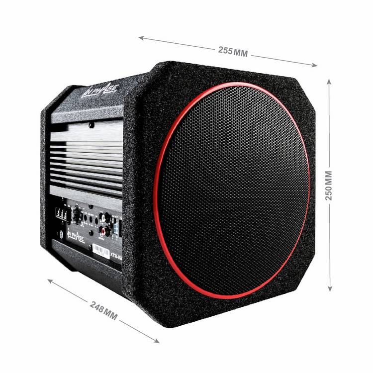 In Phase XTB-828R underseat car subwoofer 25cm, UK version