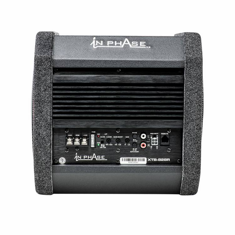 In Phase XTB-828R underseat car subwoofer 25cm, UK version