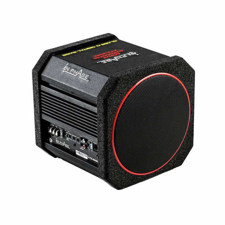 In Phase XTB-828R underseat car subwoofer 25cm, UK version