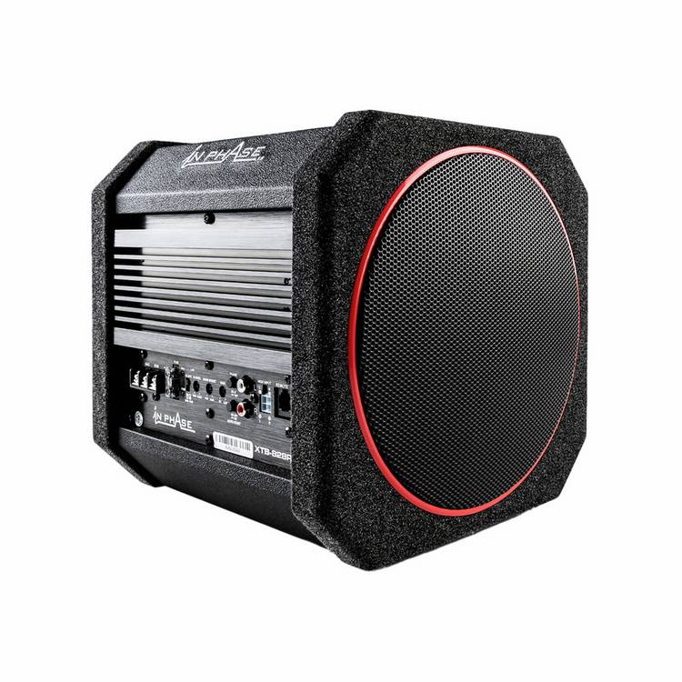 In Phase XTB-828R underseat car subwoofer 25cm, UK version