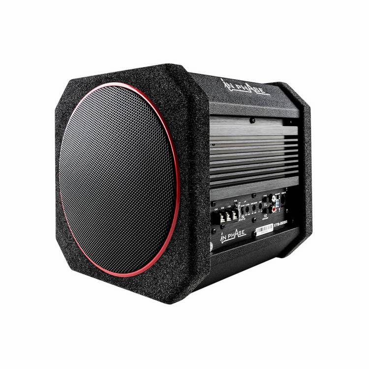 In Phase XTB-828R underseat car subwoofer 25cm, UK version