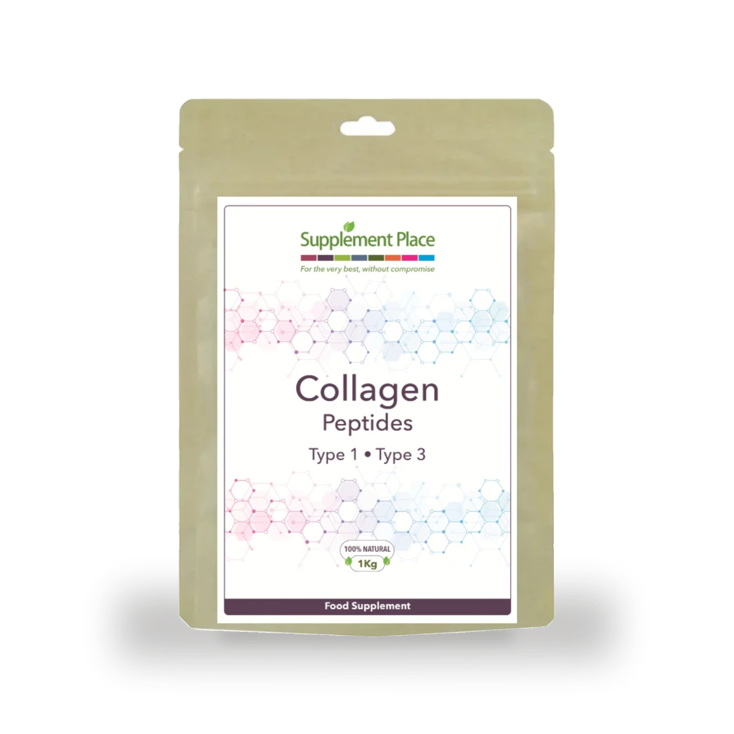 Supplement Place collagen peptides type 1 2 1kg, imported from the UK
