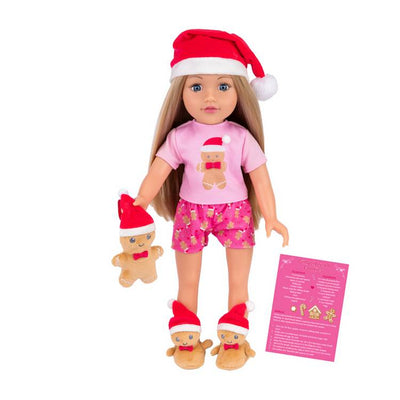 Argos DesignAfriend Gingerbread Christmas Eve Doll Outfit Set- Buy online at McGrocer