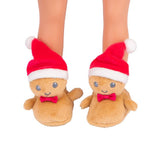 DesignAfriend Christmas doll outfit set with gingerbread design, UK version