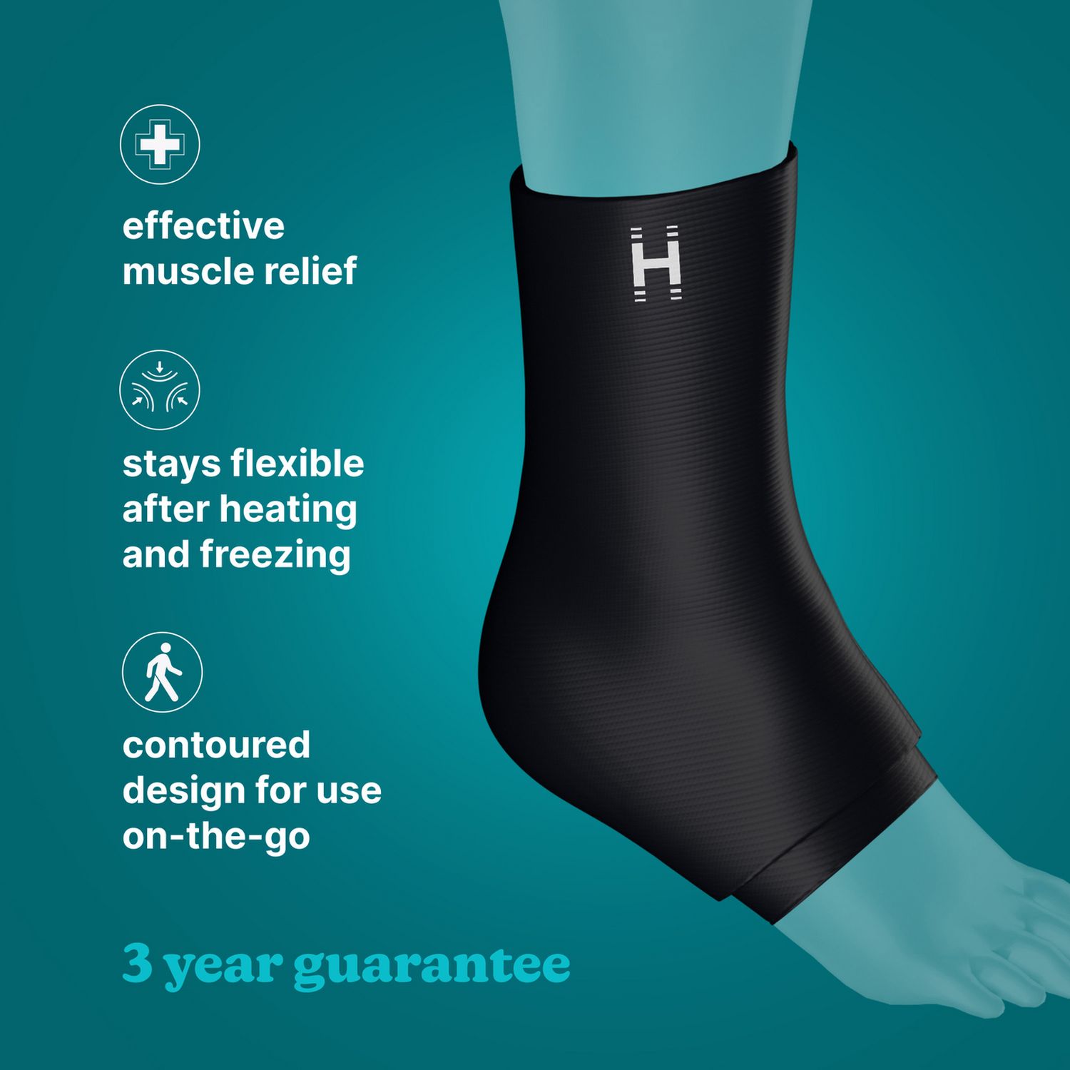 Homedics hot cold relief gel ankle support - British product