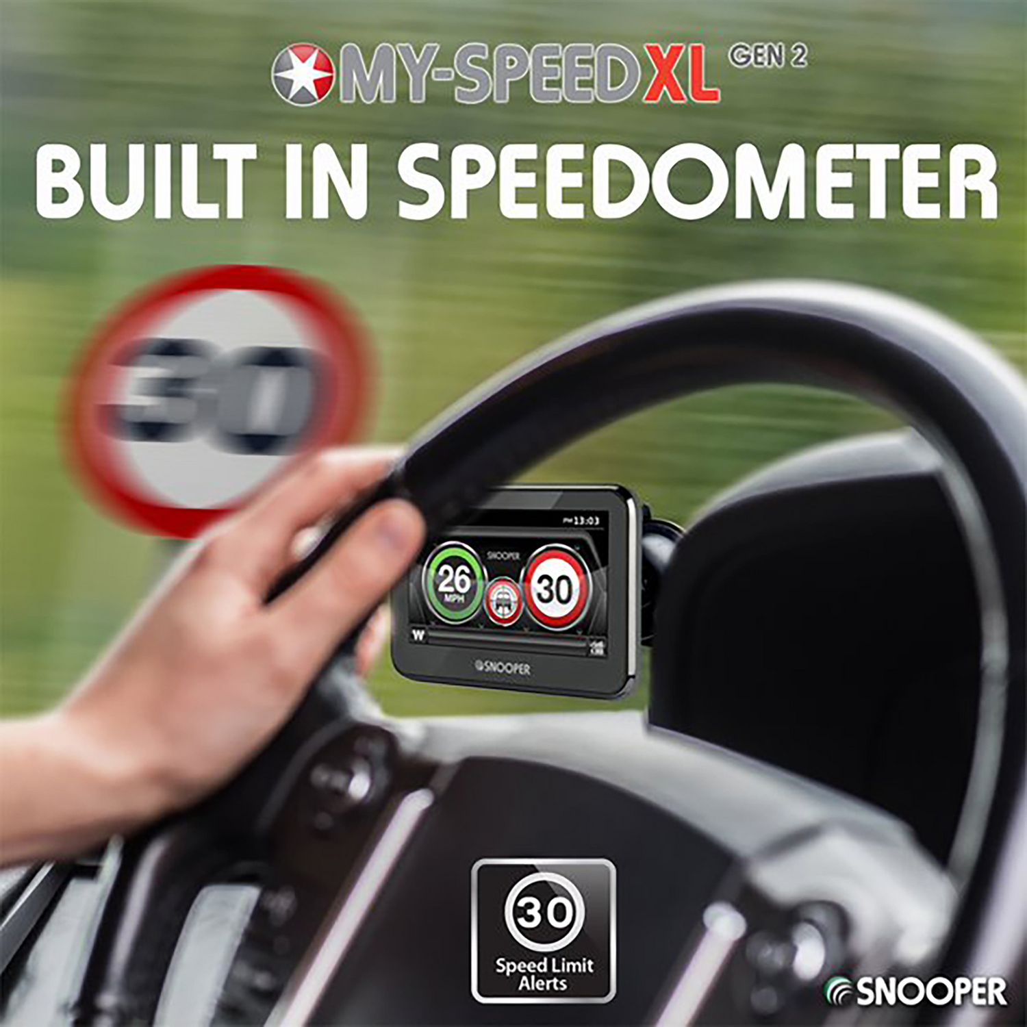 Snooper S5100 My Speed sat nav 5 inch (British brand)