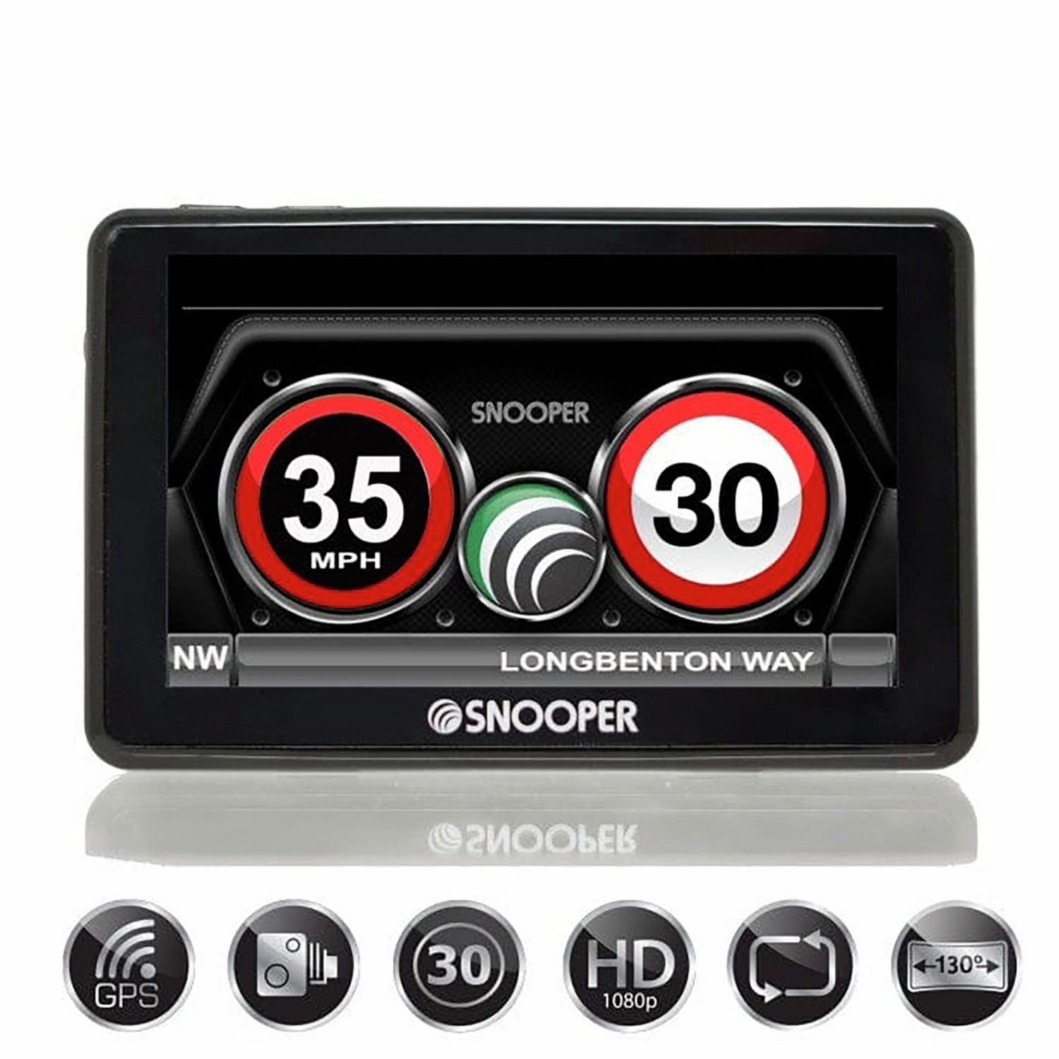 Snooper My Speed sat nav with 5-inch touchscreen - British product