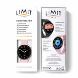 Limit ladies pink silicone strap calling smartwatch, UK version
