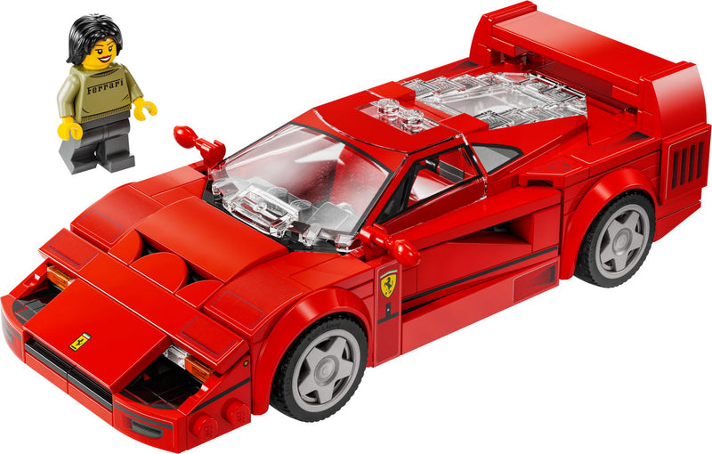 LEGO Speed Champions Ferrari F40 Supercar toy car 318 pieces - British product
