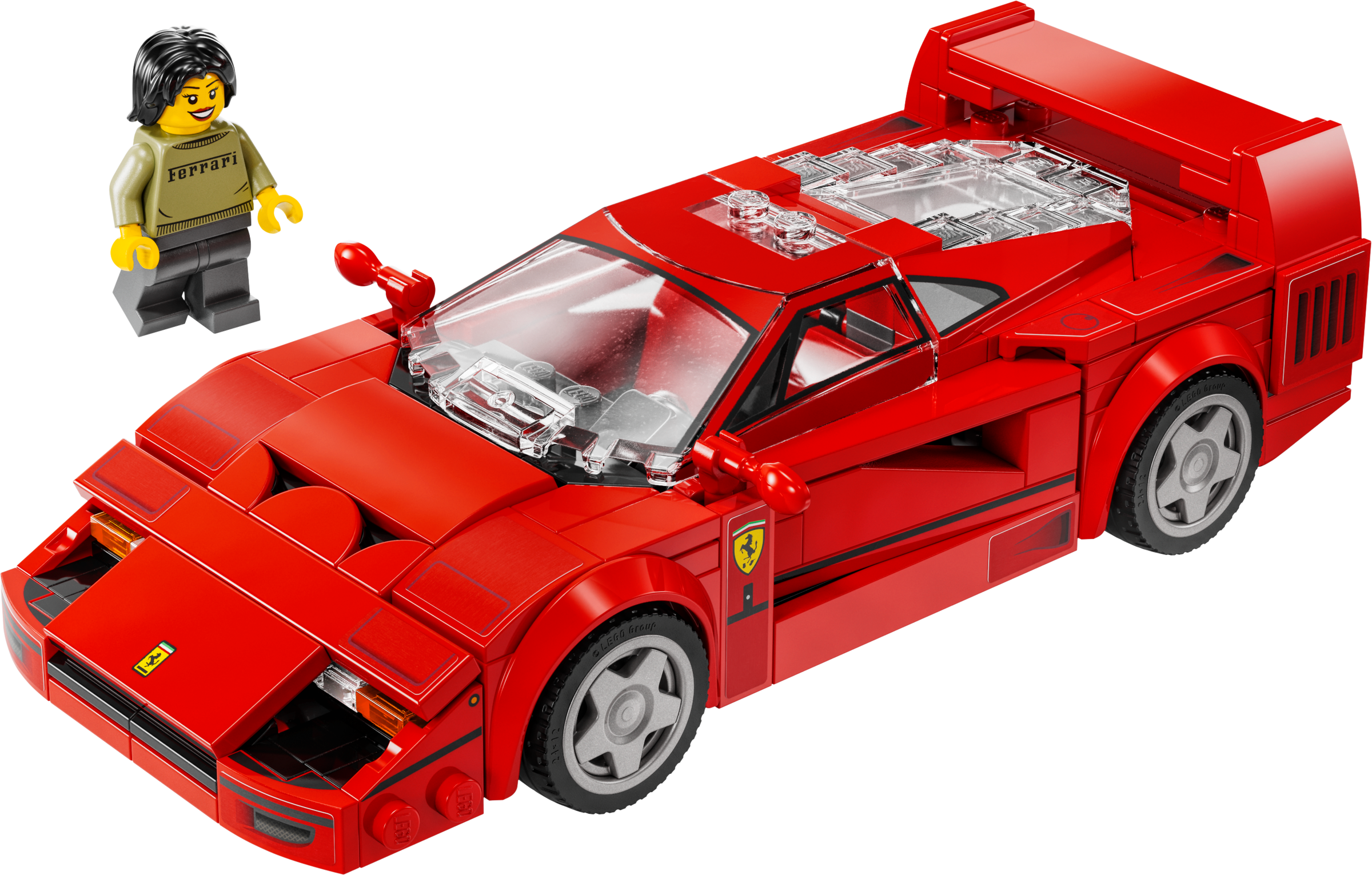 LEGO Speed Champions Ferrari F40 Supercar toy car 318 pieces - British product