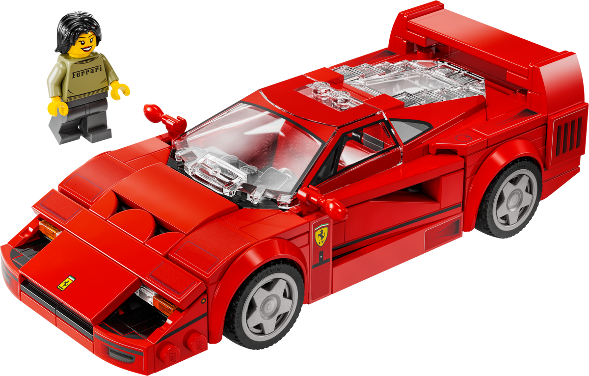 LEGO Speed Champions Ferrari F40 Supercar toy car 318 pieces - British product