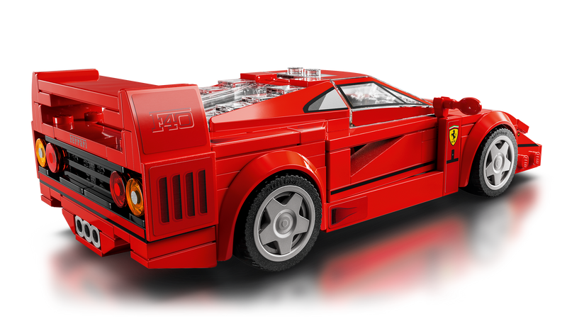 LEGO Speed Champions Ferrari F40 Supercar toy car 318 pieces - British product