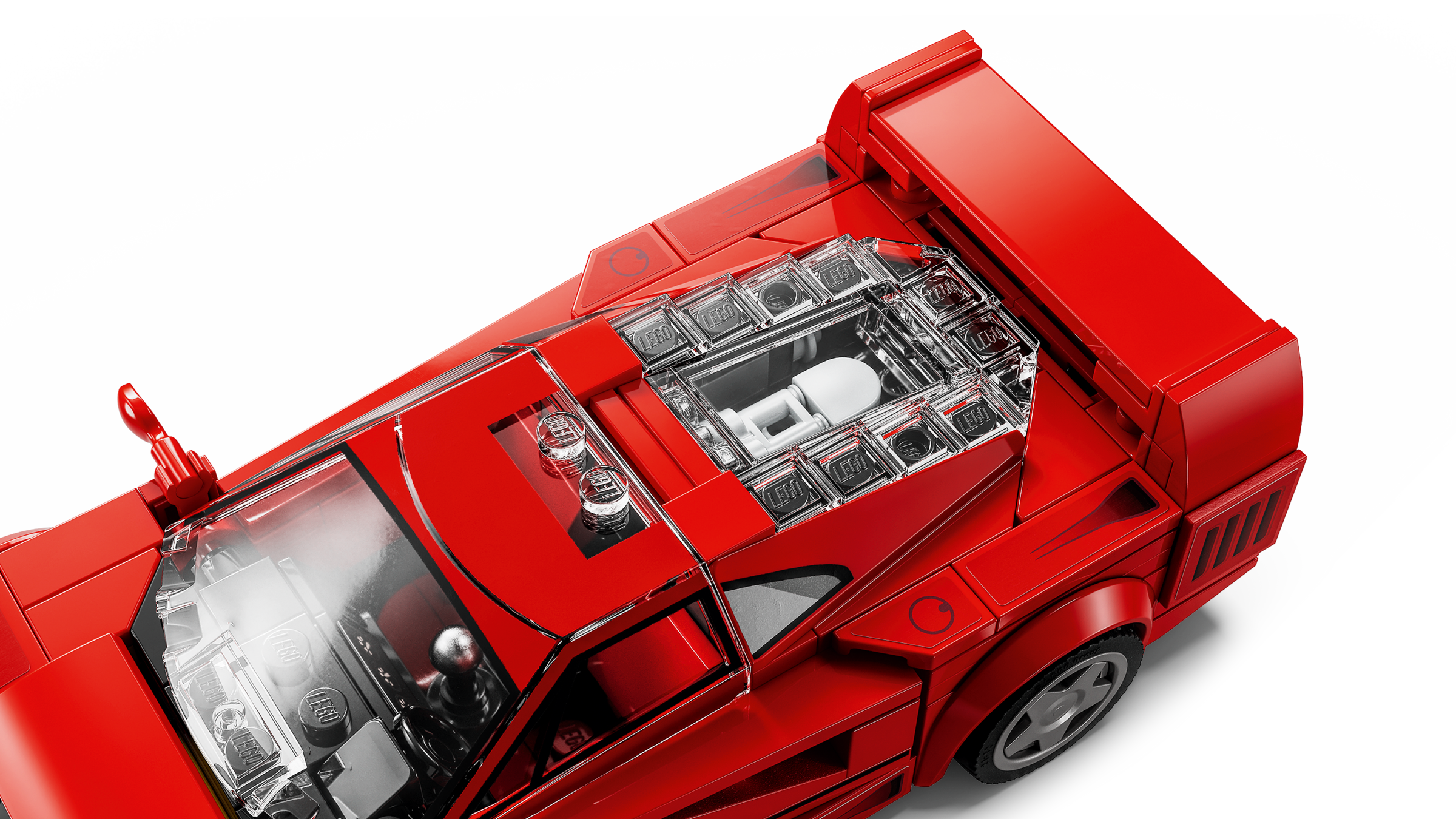 LEGO Speed Champions Ferrari F40 Supercar toy car 318 pieces - British product