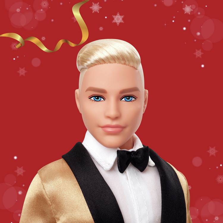Barbie Holiday Ken 2025 fashion doll 33cm, imported from the UK