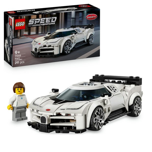 LEGO Speed Champions Bugatti Centodiechi building set 291 pieces, UK version