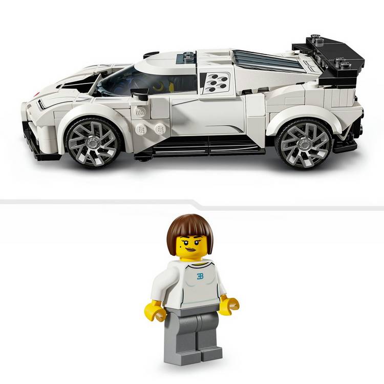 LEGO Speed Champions Bugatti Centodiechi building set 291 pieces, UK version
