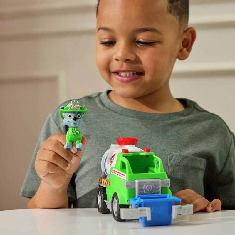 PAW Patrol Rocky rescue fire tanker toy (British brand)