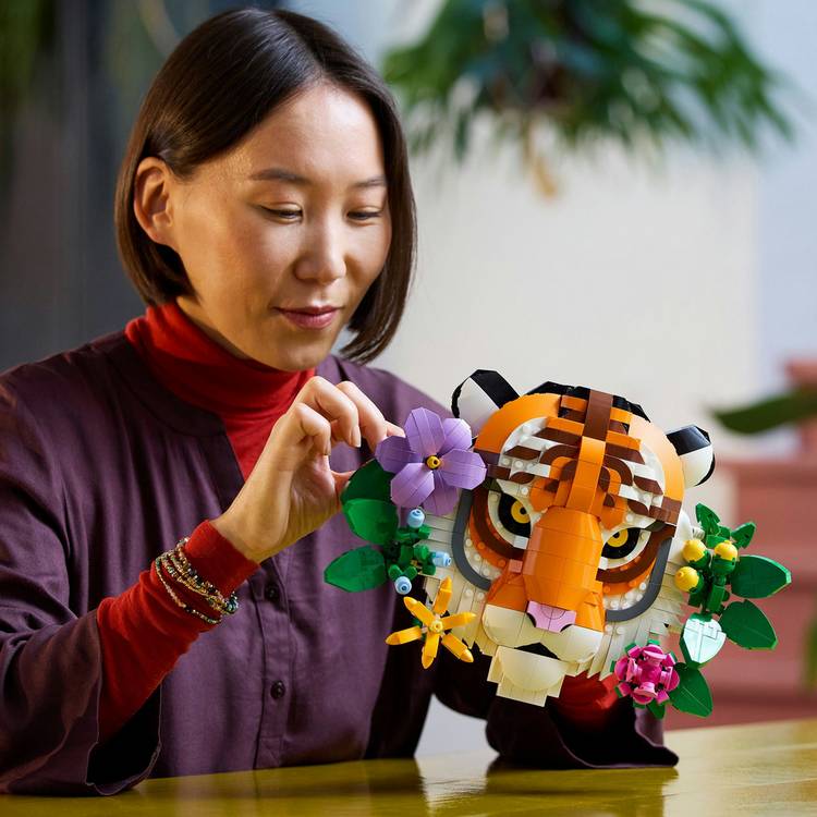 LEGO ART The Fauna Collection Tiger building set 744 pieces - British product