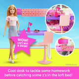 Barbie Estate Dolls House with pool slide, 3 dolls - British product