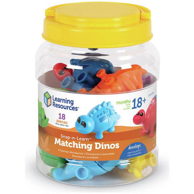 Argos Learning Resources Snap-n-Learn Matching Dinos Educational Toy - Set of 9- Buy online at McGrocer