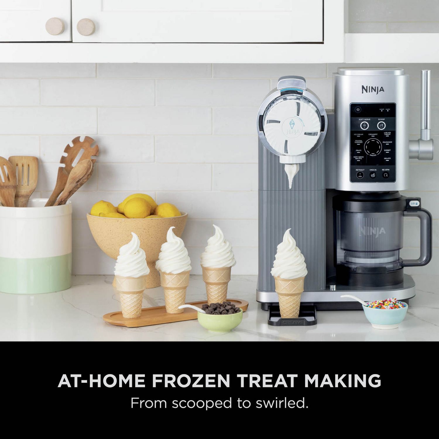 Ninja CREAMi Scoop & Swirl ice cream maker (British brand)