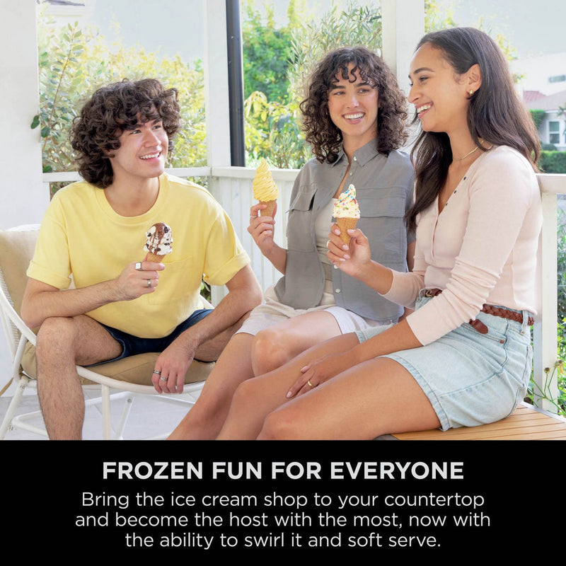 Ninja CREAMi Scoop & Swirl ice cream maker (British brand)