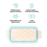 Homedics WakeBand vibrating alarm Cream, imported from the UK
