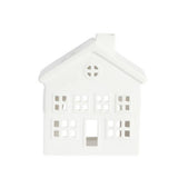 Habitat ceramic house tealight holder white 18cm (British brand)
