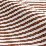 Yard Hebden stripe hand towel, brown, 100x50cm - British product