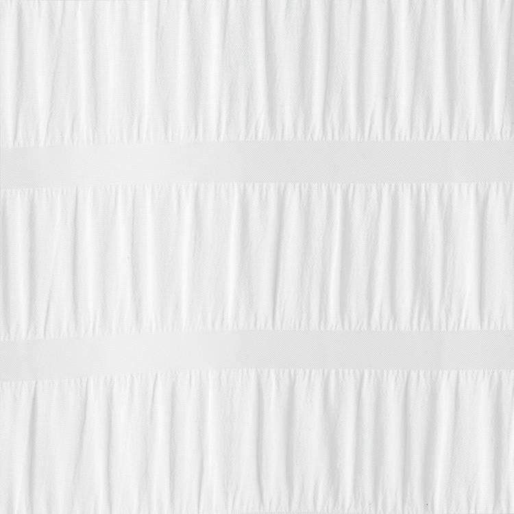 Habitat white seersucker shower curtain 180x180cm, UK version