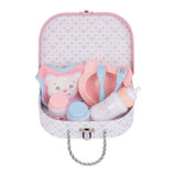 Tiny Treasures doll feeding set teddy bear, UK version