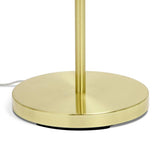 Habitat Iras brass double head floor lamp - British product