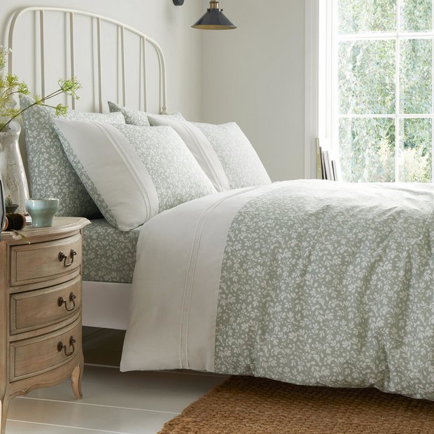 Dreams & Drapes Tess green double bedding set, UK version