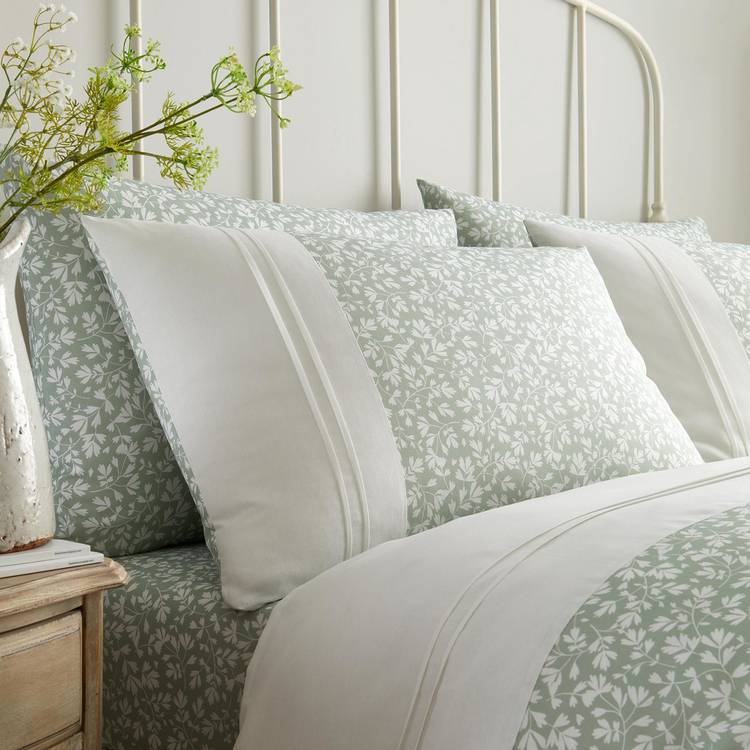 Dreams & Drapes Tess green double bedding set, UK version
