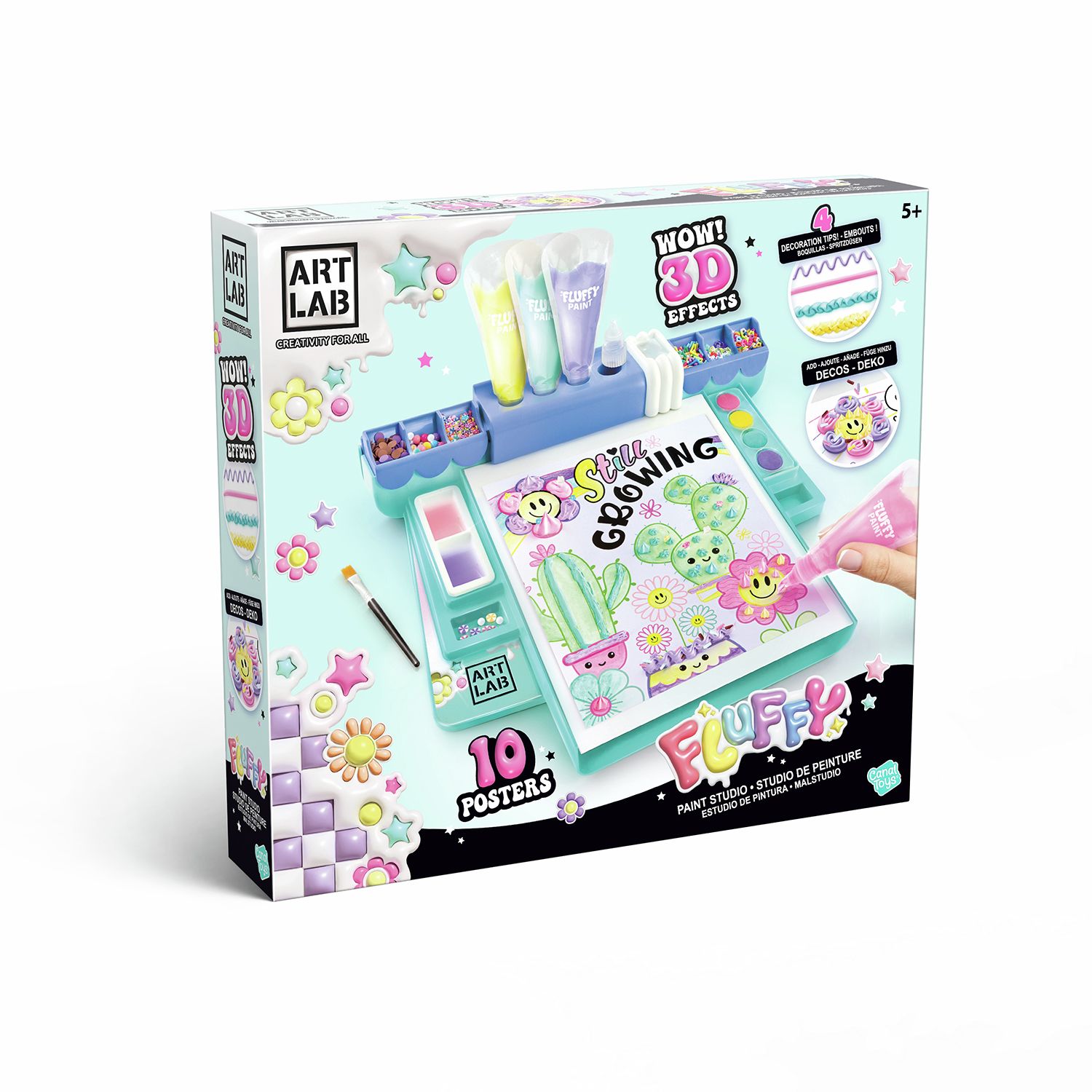 Art Lab Fluffy Paint Studio craft set - British product