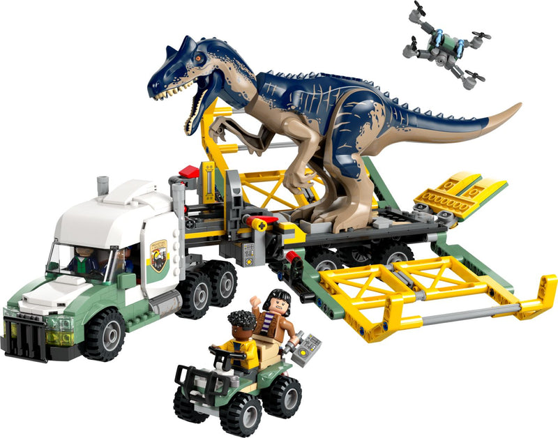LEGO Jurassic World Dinosaur Missions transport truck - British product
