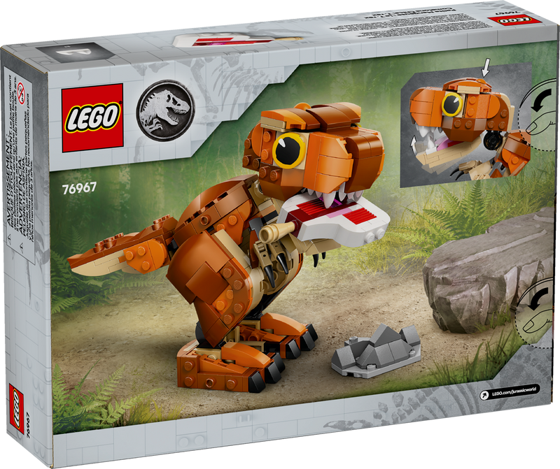 LEGO Jurassic World Little Eatie T rex, imported from the UK